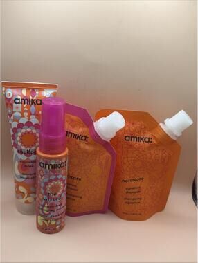 Amika Nourishment-ality Nourishing Routine Set Holiday Gift(Shampoo+Conditioner+